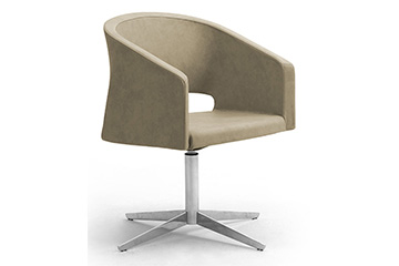 Design swivel armchairs for office lobby, reception, and entrance hall Reef