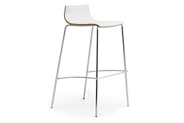Four legs stools with wooden seat for hotel bar My Stool