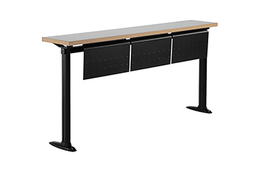 Lecture hall continuous writing table for university and seminar hall