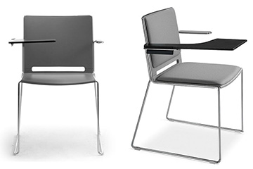Stackable chairs with tablet for training rooms I Like