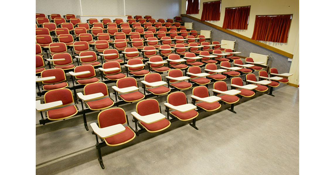 Lecture hall seating clearance
