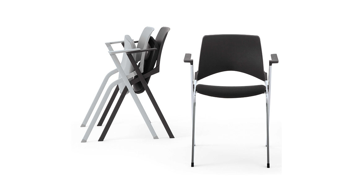 Stacking Chairs Stackable and folding chairs - Leyform