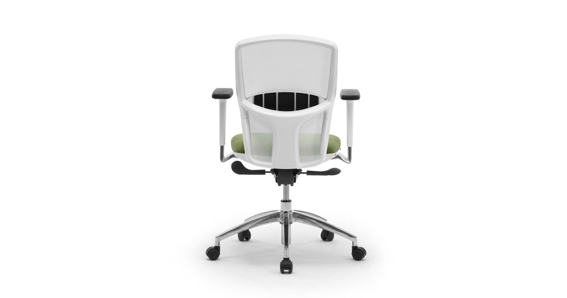 White Office Chairs Leyform, White Office Chairs With Arms