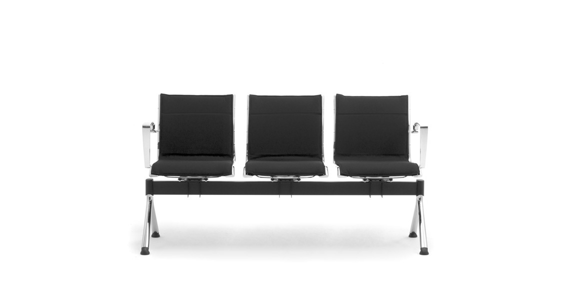 Bench seating with modern strong structure - Leyform