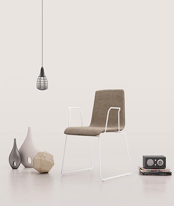 modern design and style chairs with a strong visual impact