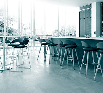 design stools for bar counter, kitchen, pizzeria and snack bar
