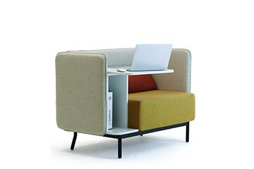 Sofa lounge workstation with tablet and USB charger Around Box LT