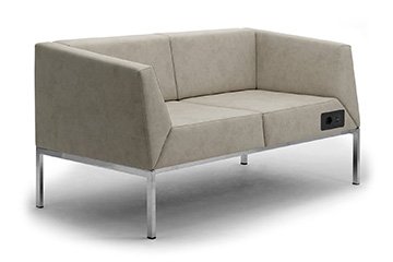 Deesign waiting sofas armchairs for office lobby, reception hall Kos