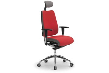 Ergonomic armchairs with headrest for trading, video editing and call center DD Dinamica