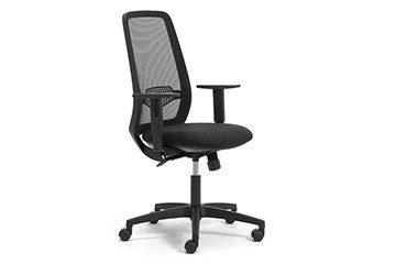 Task office chair with breathable mesh and fabric Star