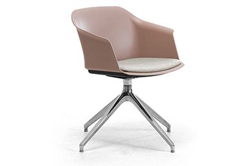 Modern 4 legs armchair for waiting and meeting room Claire