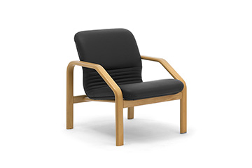 Wooden armchairs for waiting and living room Woodline