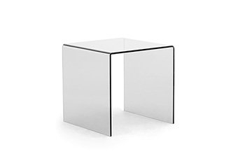 Side tables with transparent top Tre Di