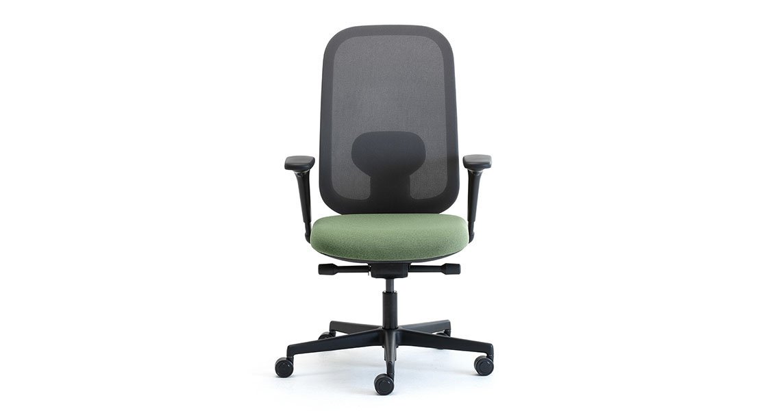 Sedie ergonomiche per ufficio con rete traspirante - Leyform