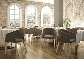 Poltrona per sala da pranzo ristorante, bar, pasticceria, gelateria, pub Reef
