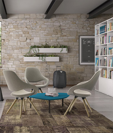Leyform produce poltrone e divani di design per sala attesa, ingresso, atrio