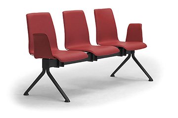 Panca multiuso per arredo ingresso e sala attesa ufficio, studio ed academy Zerosedici