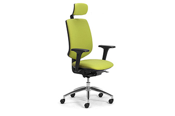 Moderne sedie operative per ufficio e workstation con poggiatesta e braccioli Active