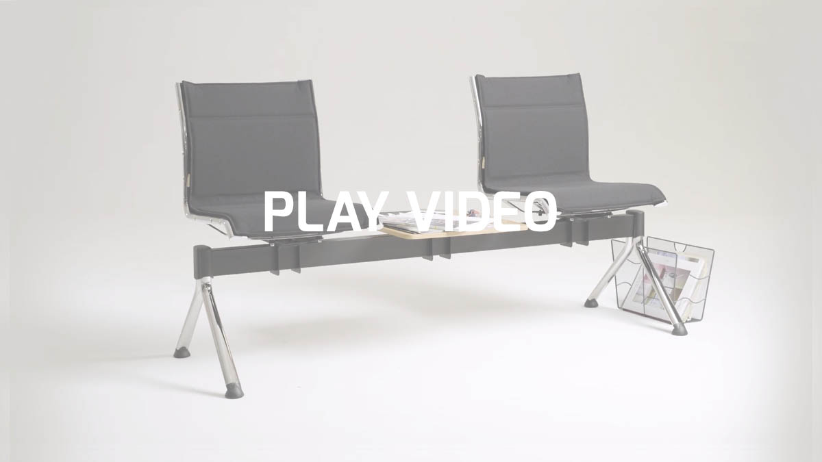 Sedute su panca a terra per arredo atrio, ingresso e sala d'attesa | Origami TD by Leyform