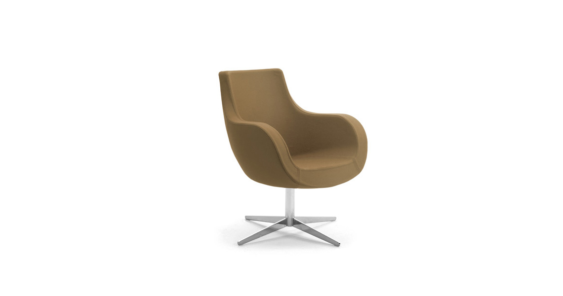 poltrona relax lounge egg chair dal design a uovo e stile scandivano Victoria