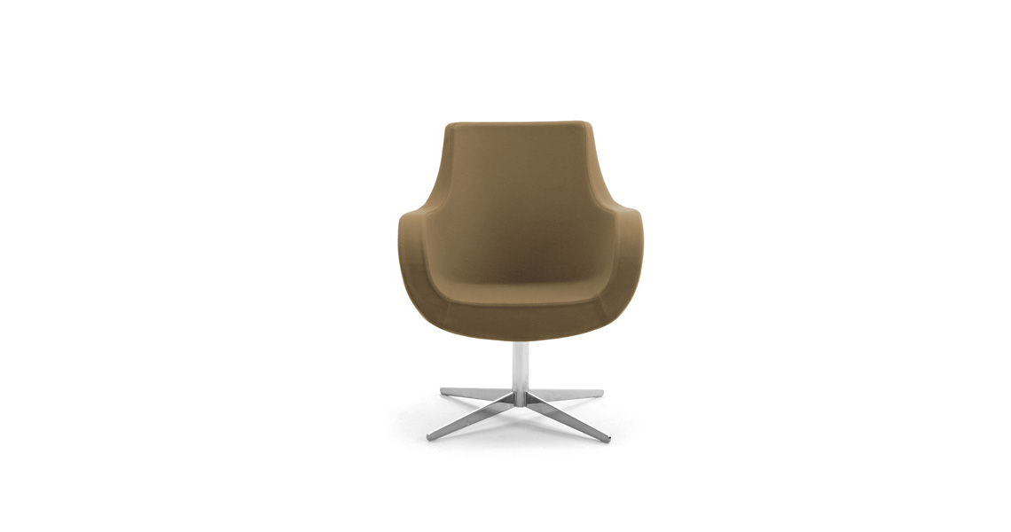 poltrona relax lounge egg chair dal design a uovo trespolo a 4 gambe Victoria