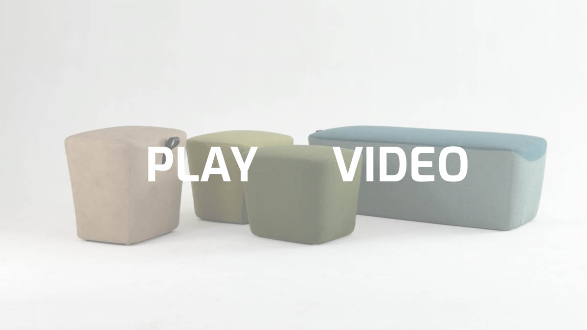 Pouf con maniglia multifunzione | VIC by Leyform