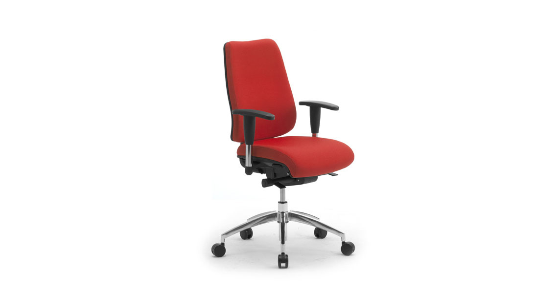 Sedia da Ufficio Ergonomica Girevole con Ruote Design Italiano