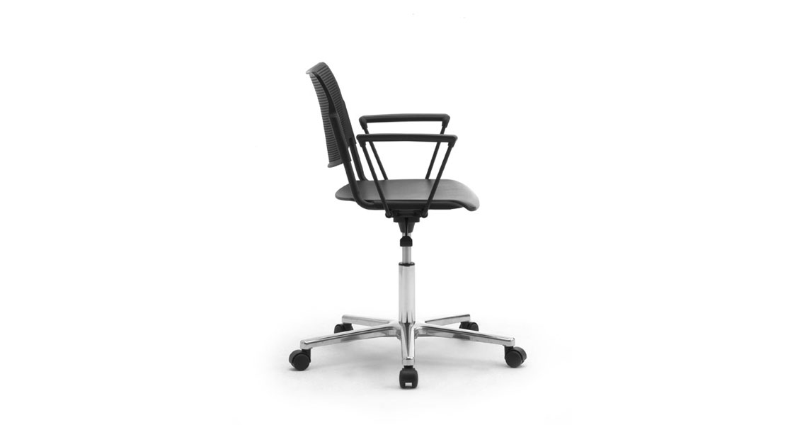 Sedia da Ufficio con Ruote Girevole Ergonomica Design Italiano