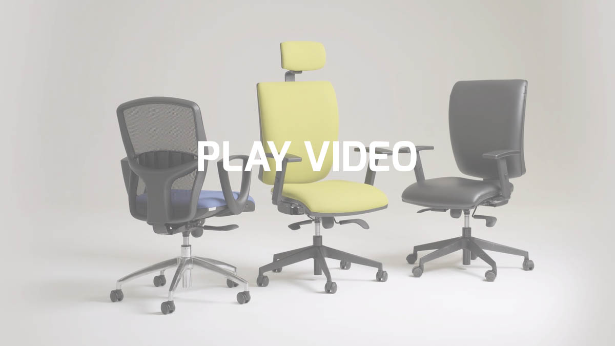Sedia per ufficio a norma con poggiatesta e poggia-braccia | Sprint X by Leyform