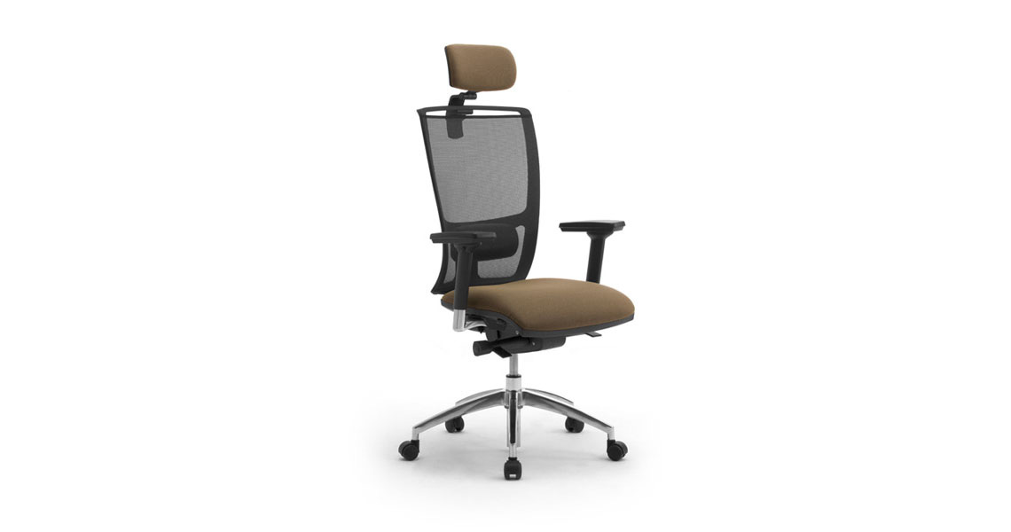 Sedie ergonomiche per ufficio con rete traspirante - Leyform