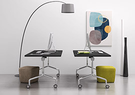 Tavoli conruote di design e stile personale Arno-5