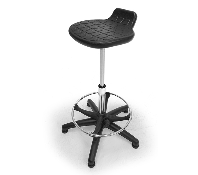 Pu Standing Stool For Cashiers Labs, Bar Stool For Heavy Person Uk