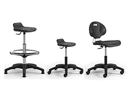 Lab Stool, lab Chair with backrest  Kumpulan Saintifik KSFE I Malaysia's  Scientific Laboratory Supplier