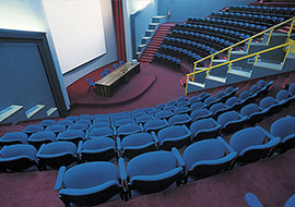 Upholstered chairs and benches for parish hall, multipurpose collective areas Cortina