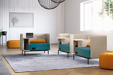 Modular lounge clearance with storage