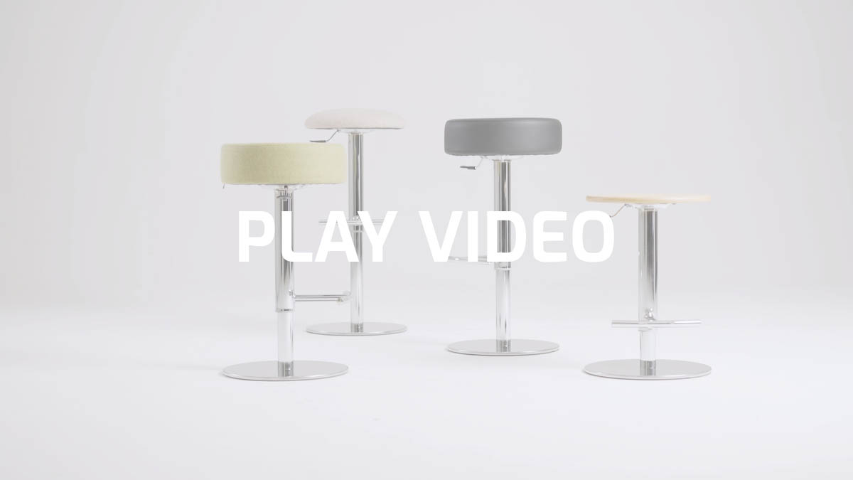 Modern counter stool and bar stool | Punto by Leyform