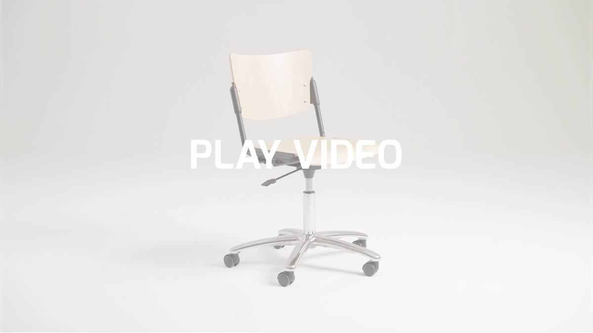 Task office chairs with castors | LaMia by Leyform