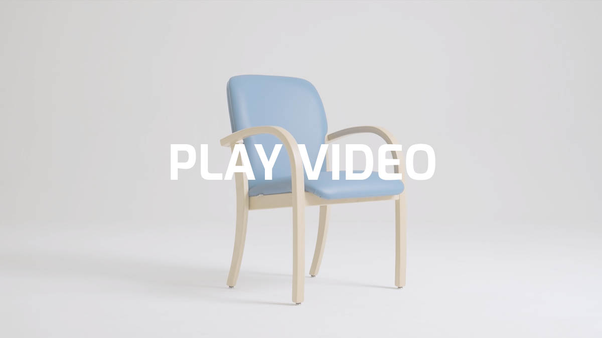 Easy to clean wooden armchair for dinning room | Kali by Leyform