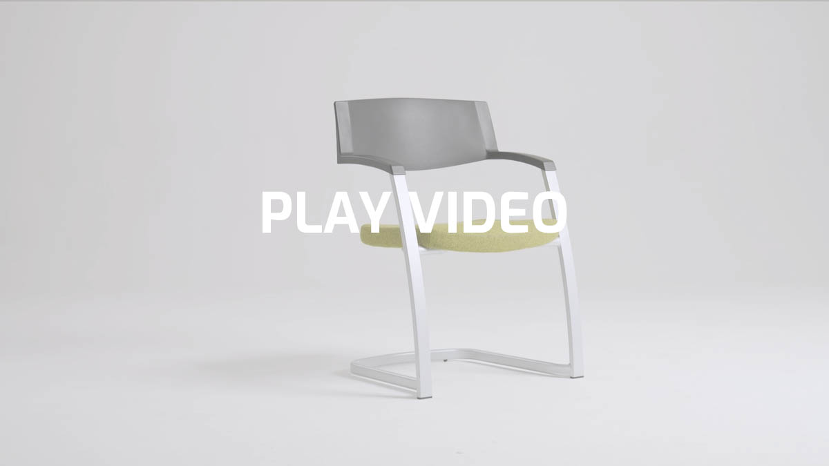 Visitor armchair with modern design | Time by Leyform